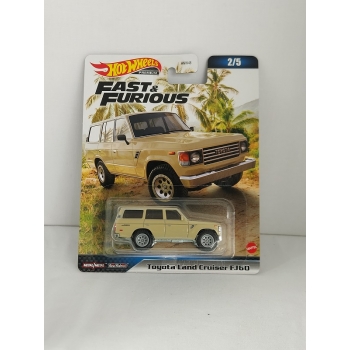 Hot Wheels 1:64 Fast Furious Premium - Toyota Land Cruiser FJ60 beige